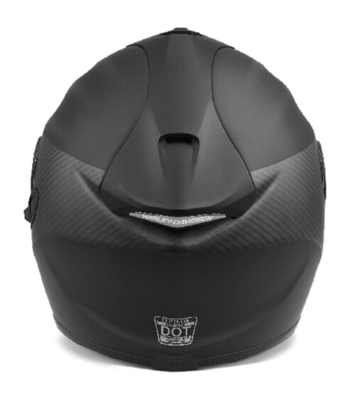 Men's H-D Brawler Carbon Fiber X09 Full Face with Sun Shield