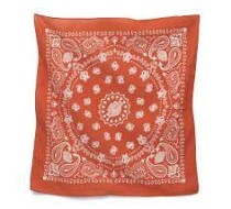 American Heritage Oversized Bandana - Vintage Orange