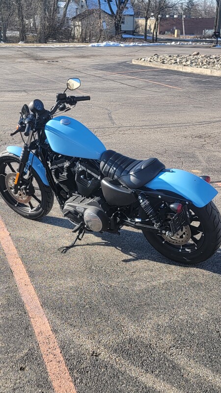 2020 Harley Davidson Iron 883 Allover Custom Print BLUE