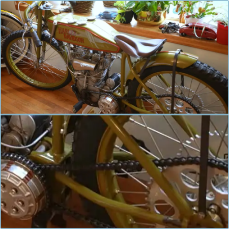 This entirely ordinary residence is packed with an abundance of rare Harley-Davidson motorcycles.