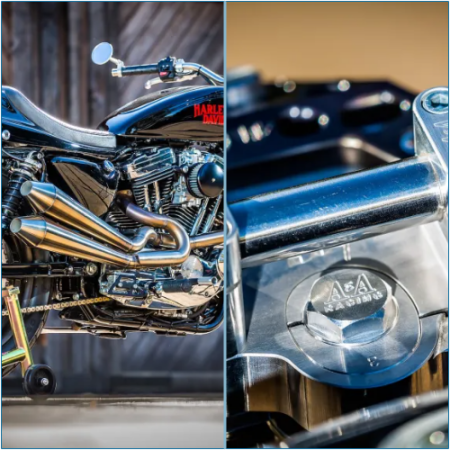 The Midnight Express embodies the essence of a Harley-Davidson Sportster.