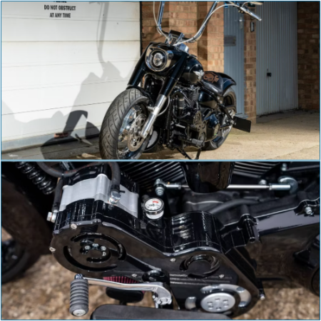 The Harley-Davidson Fat Boy boasts greater power than the Kawasaki Ninja H2.