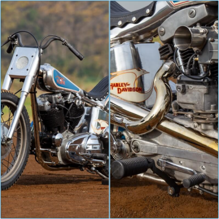 Japan boasts the striking presence of the custom 1966 Harley-Davidson XLCH Ironsport’66.