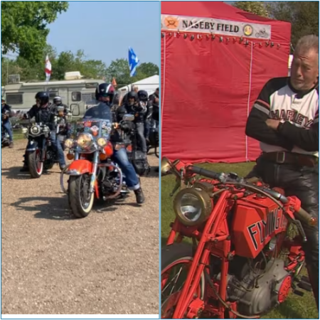 Hundreds of Harley Davidson enthusiasts from all corners of Europe gather in a quaint village.