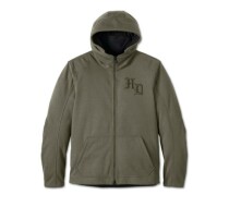 MEN'S H-D DEFLECTOR 2.0 HOODED RIDING FLEECE