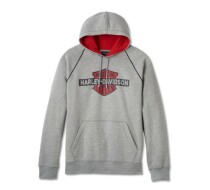 MEN'S BAR & SHIELD CONTRAST PULLOVER HOODIE