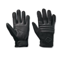 WOMEN'S H-D DYNA KNIT LEATHER RIDING GLOVES