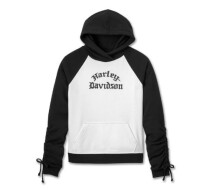 WOMEN'S WILD CAT BAR & SHIELD RAGLAN HOODIE