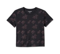 WOMEN'S H-D ROSEBUD PRINT TOP