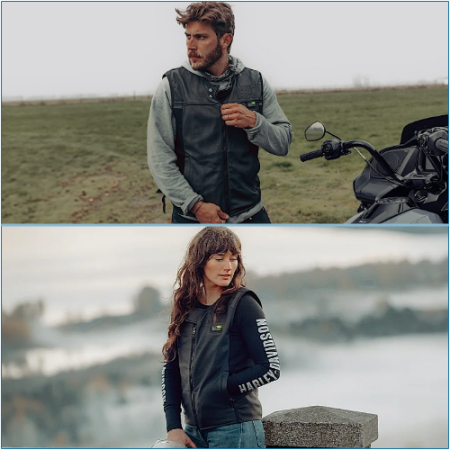 Harley-Davidson Introduces Smart Vest with Dainese Airbag Technology for Riders