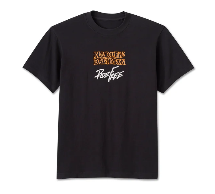 ウィリーG・ライドフリー・Tシャツ・トゥルーブラック