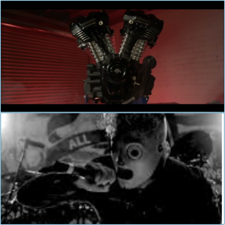Harley-Davidson is hinting at a collaboration with Slipknot's Jim Root.