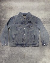 JACKET-DENIM,BLUE