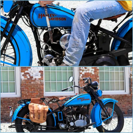 Mastering the Art of Riding a Vintage Harley-Davidson: Navigating an 80-Year-Old Motorcycle