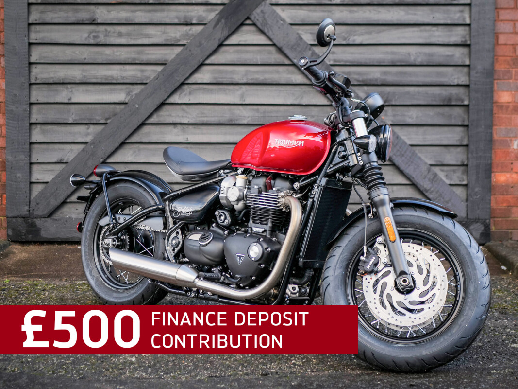 2024 Triumph Bonneville Bobber DX4 New Motorcycles For Sale Glasgow