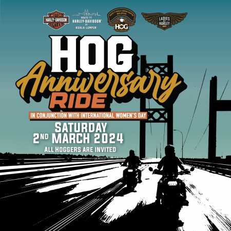 HOG Route 77 KL Chapter 4th Anniversary & International Women's Day Ride