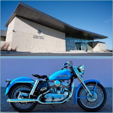 Antique Harley Davidsons pilfered from Gypsum structures; fifth one discovered dismantled.