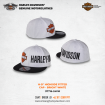 Harley-Davidson® Highside Fitted Cap - Bright White