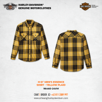 Harley-Davidson® Men's Essence Shirt - yellow plaid