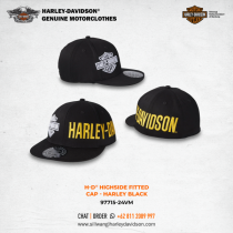 Harley-Davidson® Highside Fitted Cap - Harley Black