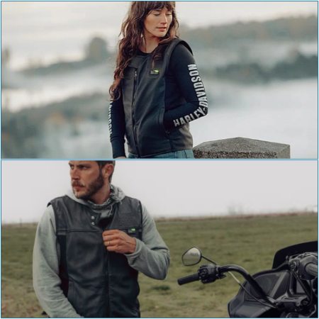Harley-Davidson Introduces Smart Vest with Airbag for Enhanced Safety