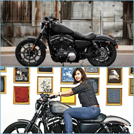 Riding the Harley with Feminine Flair