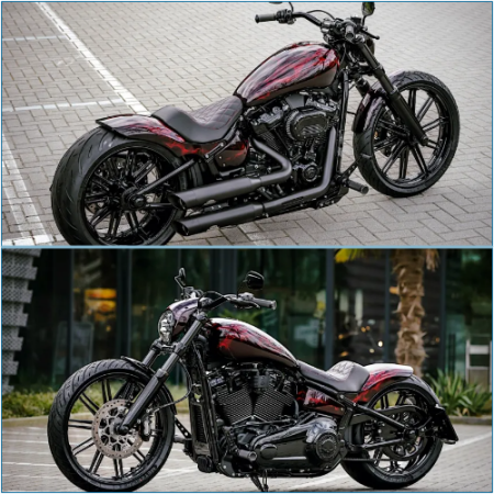 The Freak Harley-Davidson Burning Skull is an attention-grabber crafted to warm your soul.