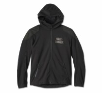 MEN'S WILLIE G SKULL GRAPHIC DEFLECTOR 2.0 HOODED RIDING FLEECE