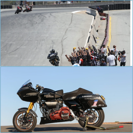 Hayden Gillim sweeps King of the Baggers at Brainerd for Vance & Hines Harley-Davidson.