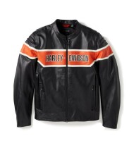 MEN'S H-D TRENTON LEATHER RIDING JACKET