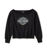 WOMEN'S CHROME EVO OFF THE SHOULDER CREW