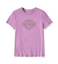 WOMEN'S ESSENTIAL BLING CREW NECK TEE