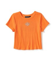 WOMEN'S ESSENTIAL ARCHED FONT BABYDOLL TEE