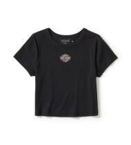 WOMEN'S ESSENTIAL ARCHED FONT BABYDOLL TEE