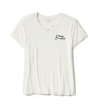 WOMEN'S ROSE & THORN BLING V-NECK TEE