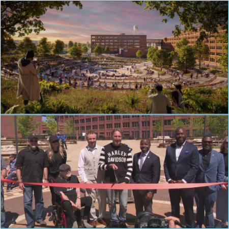Harley-Davidson has revealed Davidson Park, with its grand opening on Juneau Avenue.