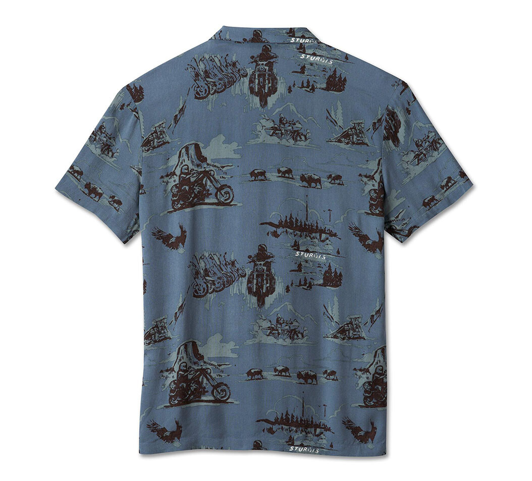 96569-24AC【Men's】スタージスアロハシャツ | Harley-Davidson