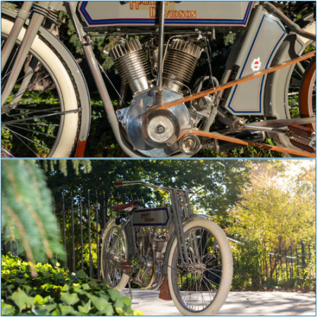 What was the performance of the Harley-Davidson 7D motorcycle, and what is its current market value?