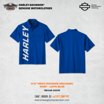 Harley-Davidson® Men's Highside Mechanic Shirt - Lapis Blue