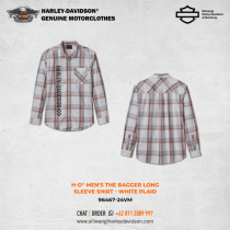 Harley-Davidson® Men's #1 Racing Performance Long Sleeve Shirt - Black Plaid