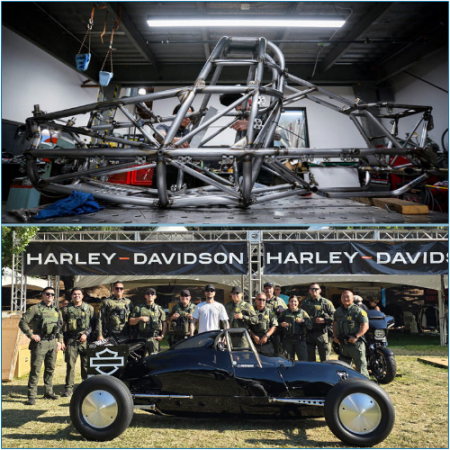 Enthusiast-Built Harley-Davidson Car Debuts at Born Free Event