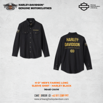 Harley-Davidson® Men's Fairing Long Sleeve Shirt - Harley Black
