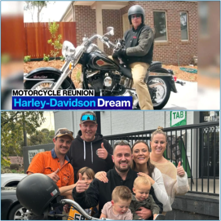 After 12 Years, Man Reconnects with His Late Father's Harley-Davidson