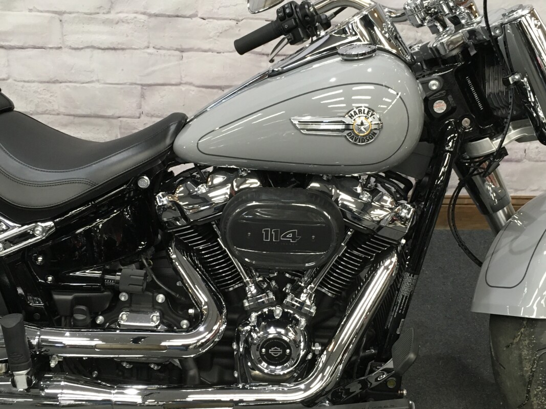 2024 Harley-Davidson Fat Boy 114 Billiard Gray FLFBS - Photo 4
