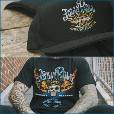 Jelly Roll Partners with Harley-Davidson for Exclusive Apparel Line