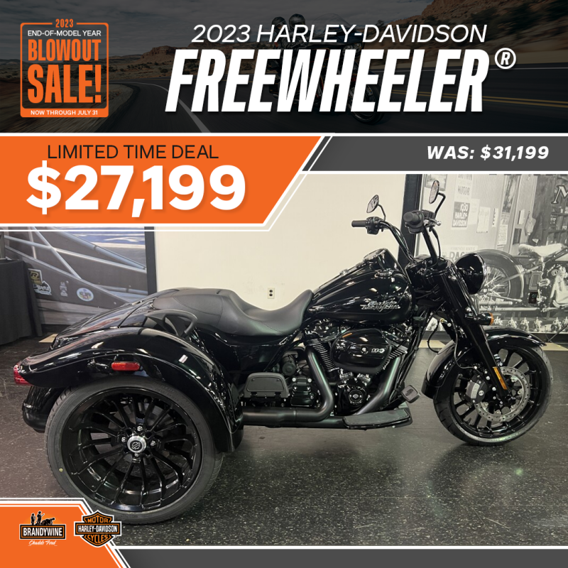 2023 HarleyDavidson® Freewheeler® Vivid Black FLRT Lancaster Harley