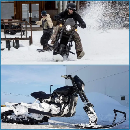 A Harley-Davidson Snow Bike? Now That’s Icy Cool!