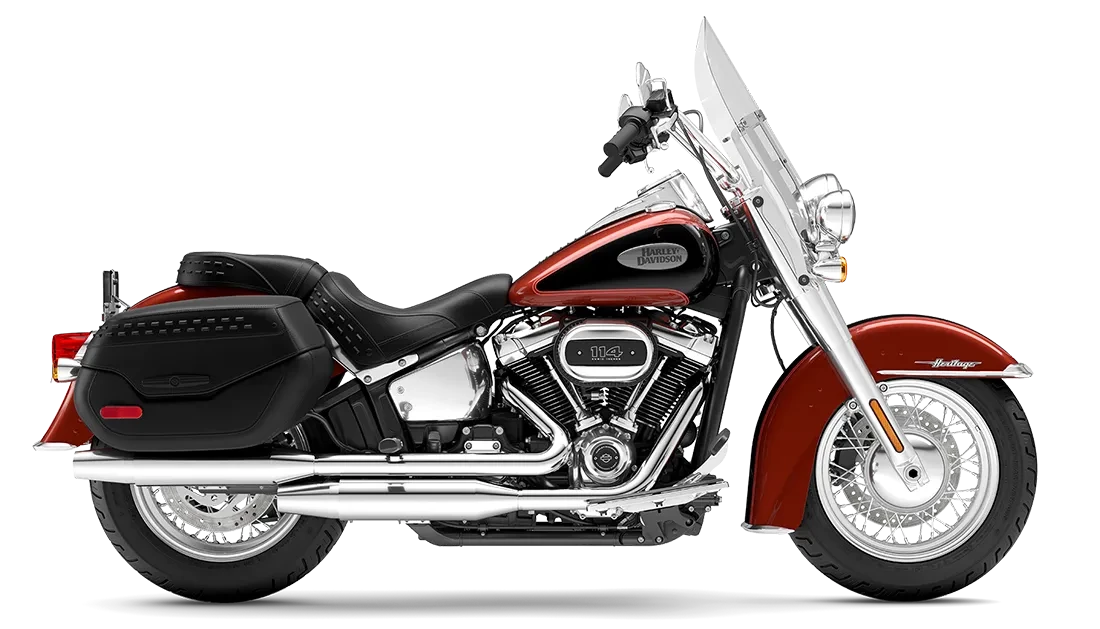 2024 Harley-Davidson<sup>®</sup> Heritage Classic Red Rock / Vivid Black