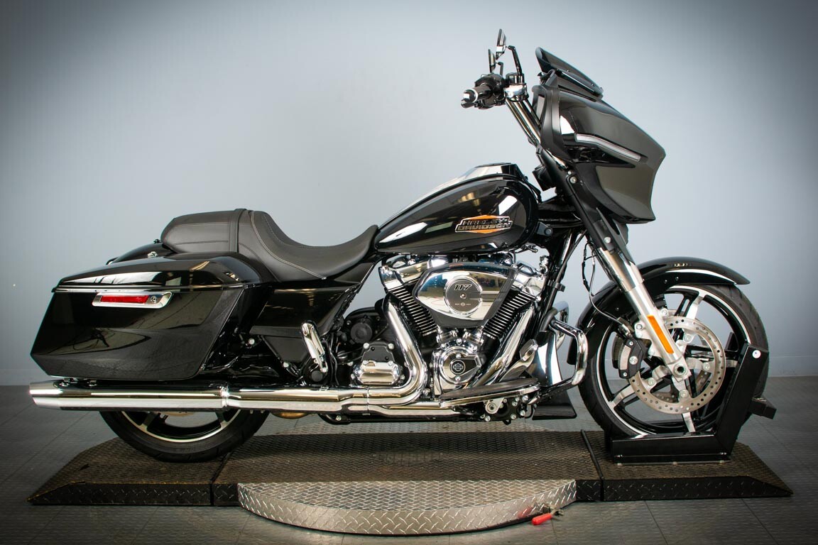 thumbnail image 2 of JUNJUMOTO Black Highway Bar Footpegs For Harley Street Glide FLHX 2024 – 1.25”, Adjustable 2 of 2