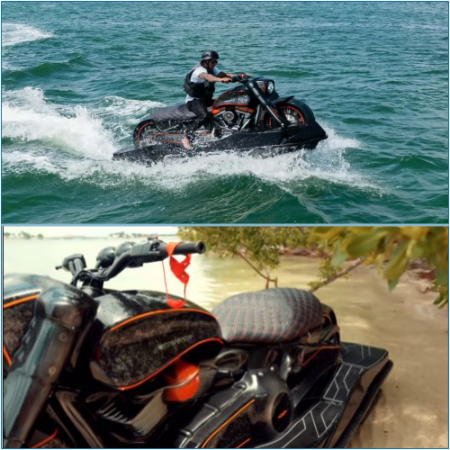 Check Out This 250 HP Harley-Davidson-Inspired Jet Bike in Action—Florida Does It Again